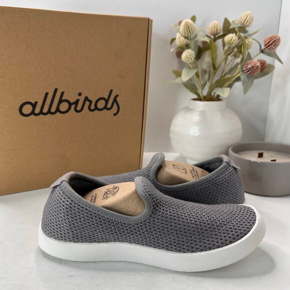 Allbirds Tree Loungers Slip on Walking Loafer Shoe Gray Mist Women's 5 NWB - Picture 6 of 10